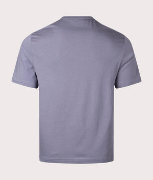 PS Paul Smith PS Print T-Shirt in slate grey. EQVVS back Shot.