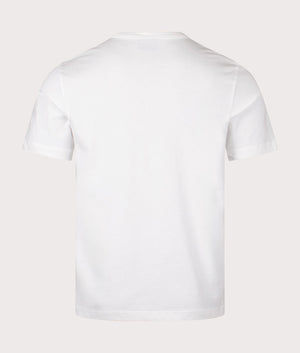 PS Paul Smith 3D PS Row T-Shirt in White. EQVVS back shot.