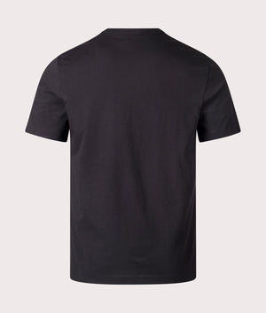 PS Paul Smith 3D PS Row T-Shirt in Black, 100% cotton at EQVVS. Back shot. 