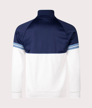 Sergio Tacchini Orion Track Top Navy/ White. Shot at EQVVS. Reverse shot. 