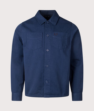 Twill Overshirt. Shot by EQVVS. Front Shot