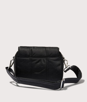 Represent Quilted Crossbody Bag in Black. EQVVS Back Shot.