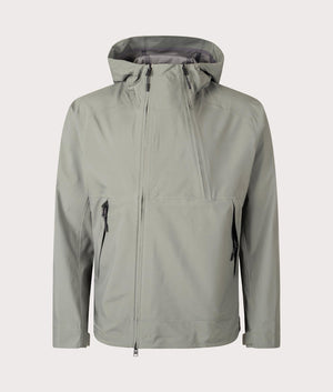 3L Waterproof Shell Jacket in Pewter by Norse Pojects. EQVVS Menswear Front Shot. 