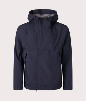 Norse Projects 3L Waterproof Shell Jacket In Dark Navy at EQVVS menswear front shot