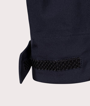 Norse Projects 3L Waterproof Shell Jacket In Dark Navy at EQVVS menswear detail shot