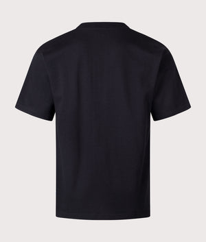 Norse Projects Norse Standard T-Shirt in Black. Shot at EQVVS. Back shot. 