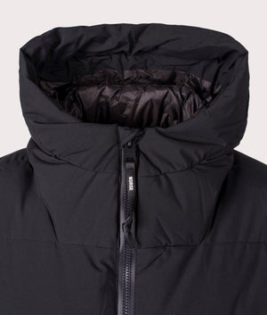 Asger 2.0 Down Jacket in Black by Norse Projects. EQVVS Menswear Detail Shot. 