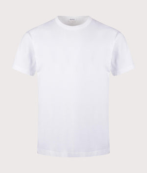 Norse Projects Simon T-Shirt in White. Shot at EQVVS. Front shot. 