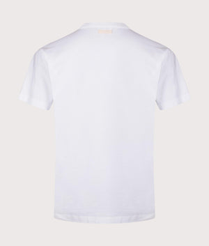 Norse Projects Simon T-Shirt in White. Shot at EQVVS.  Back shot. 