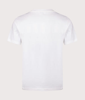 Norse Projects Johannes Organic Zoom Print T-Shirt in White. Shot at EQVVS.  Back shot. 