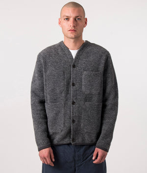 Wool Cardigan - Universal Works - EQVVS - Front 2 