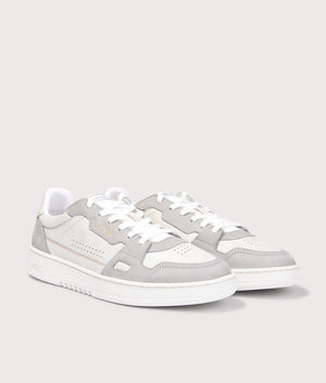 Dice Lo Sneakers in Beige Light Grey by Axel Arigato. EQVVS Side Pair Shot.