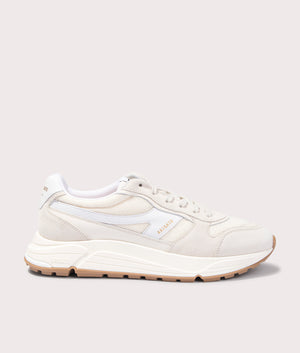 Axel Arigato Rush-A Sneakers in Beige and White for Men at EQVVS Side Shot