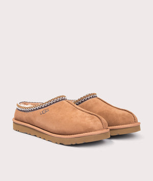 Tasman Slippers in Chestnut by Ugg. EQVVS Shot.