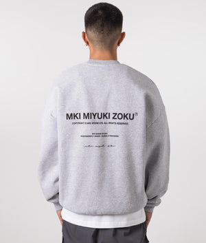 Grey MKI Miyuki Zoku Design Studio Sweatshirt, Shot at EQVVS. Reverse Shot. 