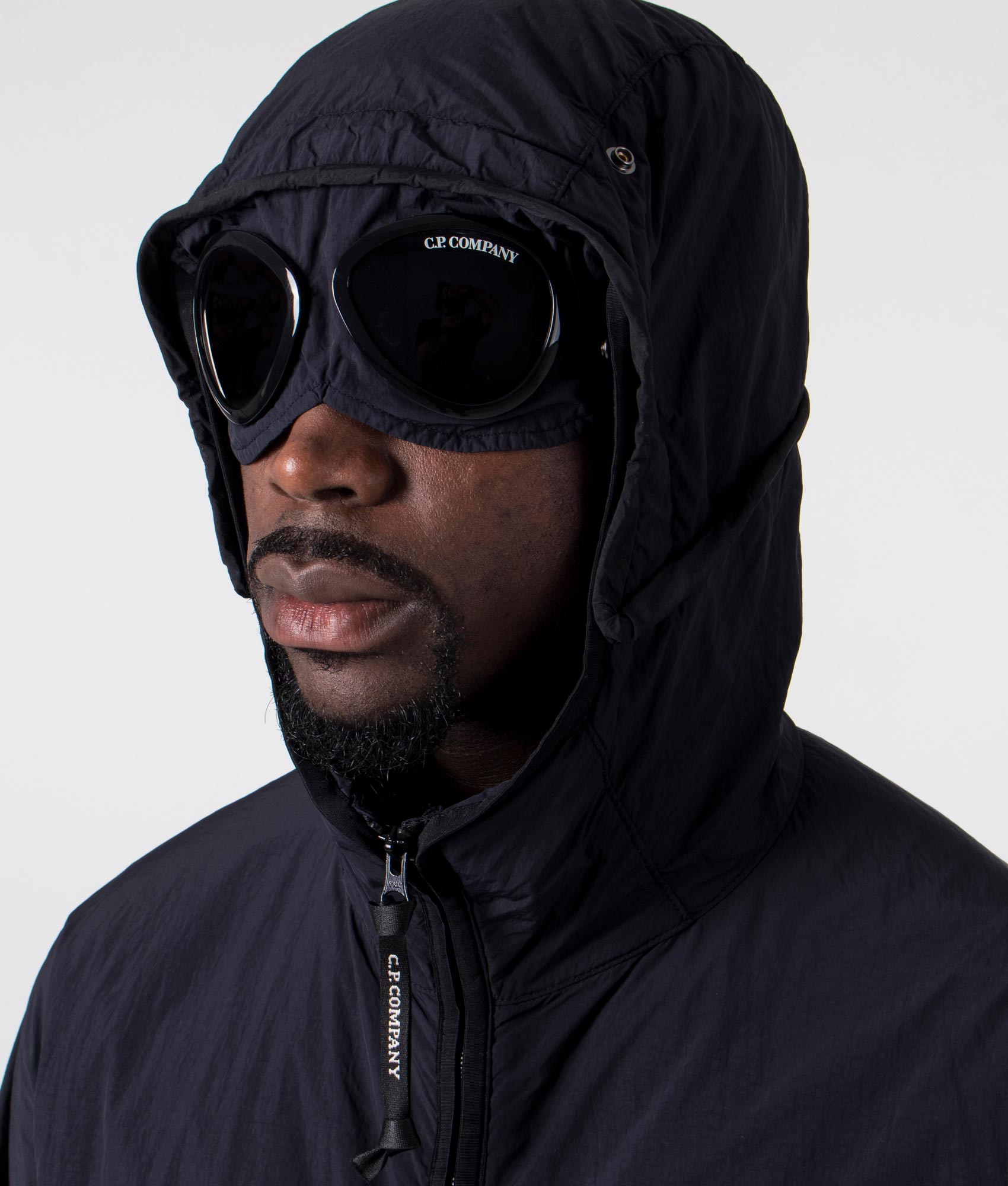 G.D.P. Goggle Jacket in 888 Total Eclipse | C.P. Company | EQVVS