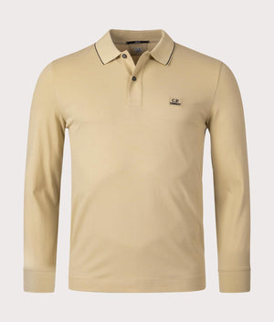 Mens cp company shop long sleeve polo