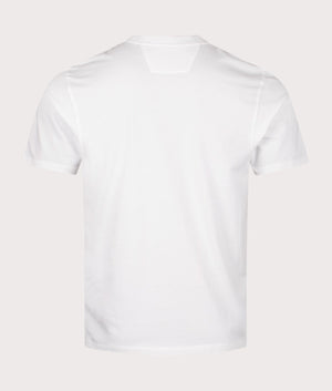 CP Company Patch Logo Jersey 30/1 T-Shirt in Gauze White at EQVVS Back Shot 