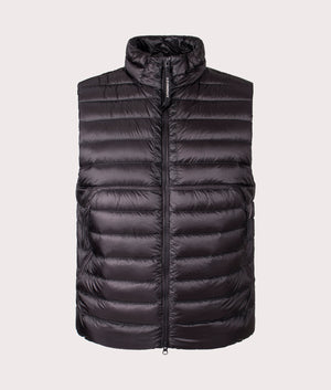 C.P. Company DD Shell Vest in Black for Men at EQVVS Front Shot