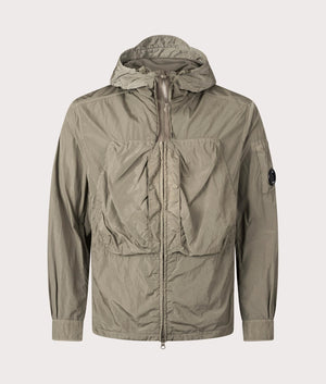 CP Company Chrome-R Overshirt in Walnut Brown at EQVVS Front Shot