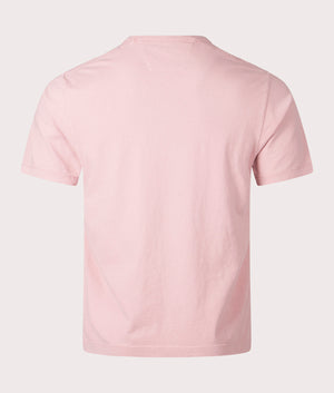 C.P. Company Large Logo T-Shirt in Misty Rose, 100% cotton at EQVVS. Back shot. 