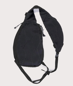 Nylon B Crossbody Rucksack in Black by C.P. Company at EQVVS. Rear Shot.