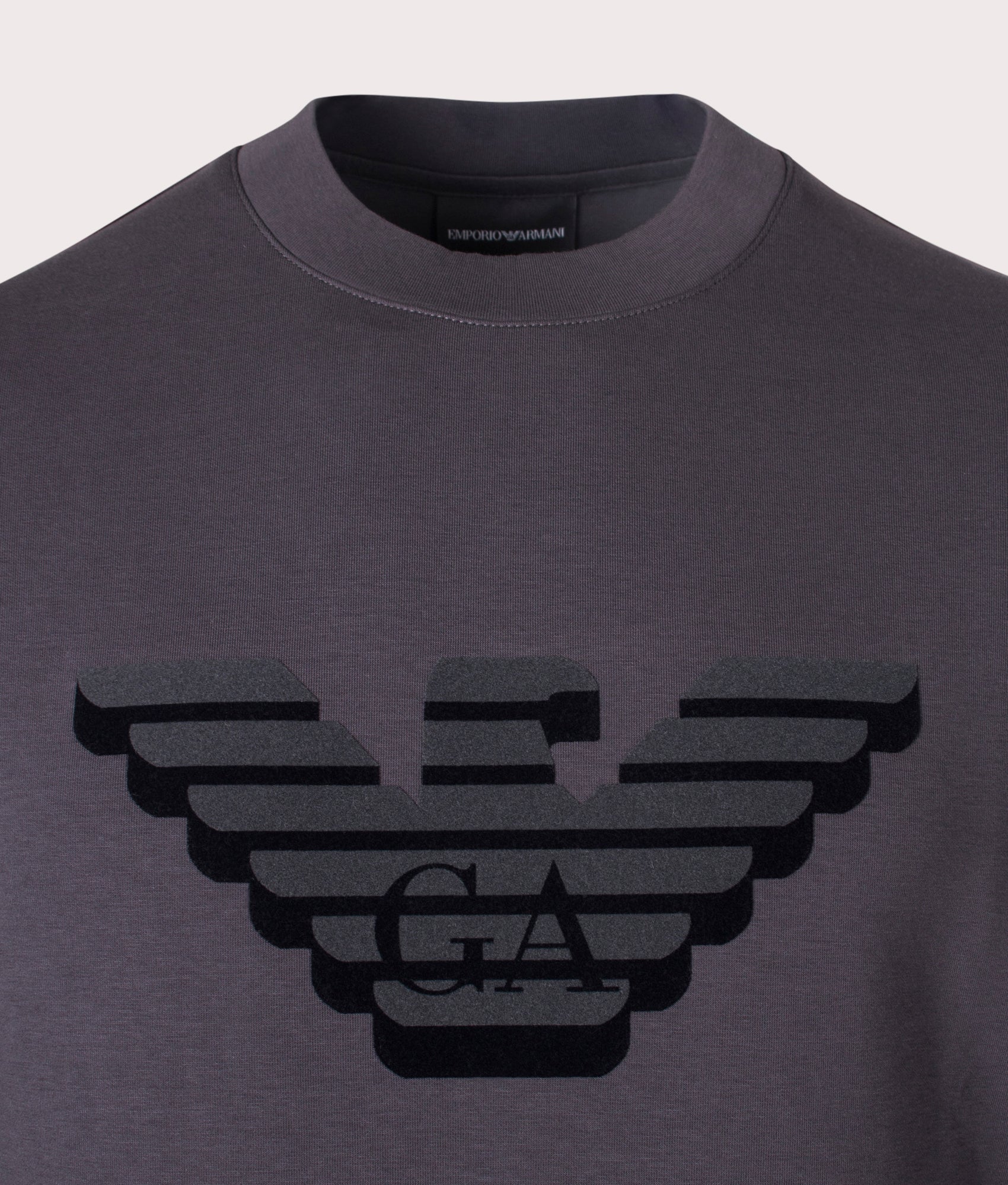 Eagle Logo Sweatshirt Ombra Eagle | Emporio Armani | EQVVS