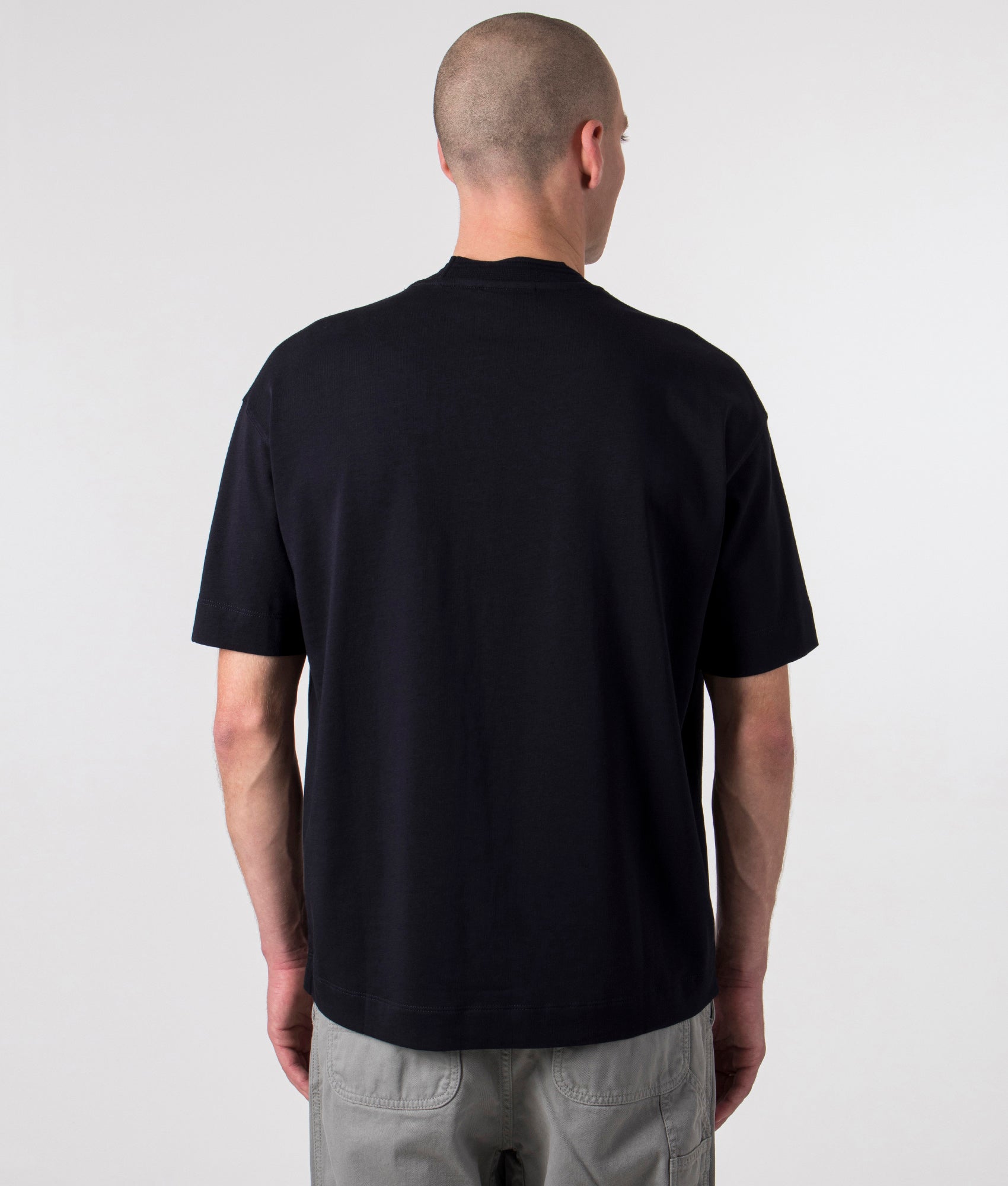 Navy T-Shirt w/embroidered Logo - Local 798