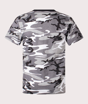 Spike T-Shirt in Camo by Pleasures. EQVVS Menswear Back Shot. 