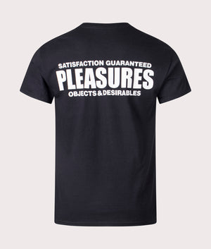 Staff Pocket T-Shirt in Black by Pleasures at EQVVS. Back Detail Shot. 