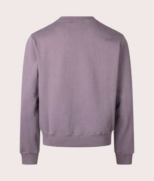 Click Sweatshirt in Rabbit Grey by Daily Paper. EQVVS Menswear Back Shot.