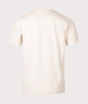 Search T-Shirt in Pelican Beige by Daily Paper. EQVVS Menswear Back Shot. 