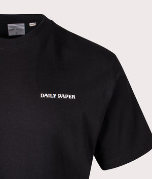 Dias HD T-Shirt in Black by Daily Paper. EQVVS Shot.