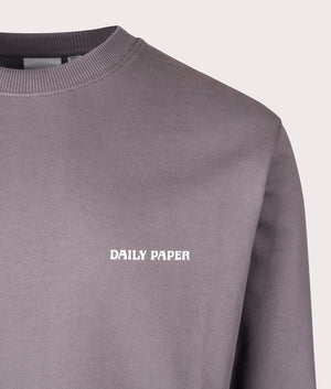 Dias HD Sweatshirt in Rabbit Grey by Daily Paper. EQVVS Shot. 