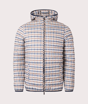 Active100Gr Hooded Jacket Check Aquascutum EQVVS