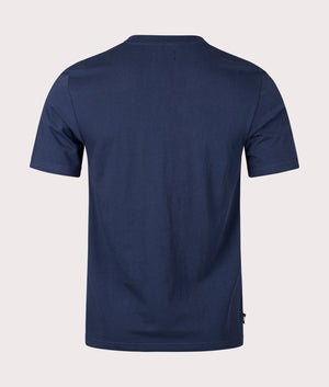 Active Small Logo T Shirt in Navy Aquascutum EQVVS