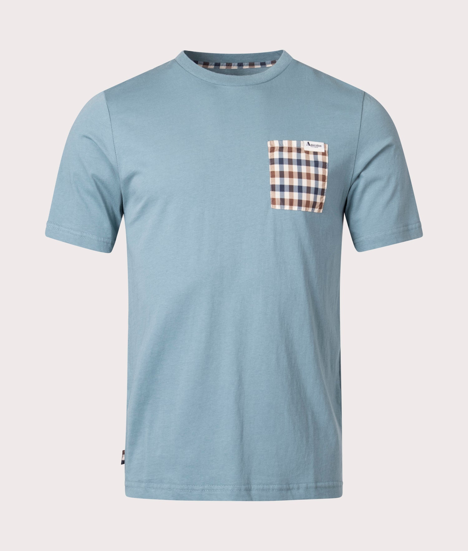 Active Check Pocket T Shirt Avio Aquascutum EQVVS