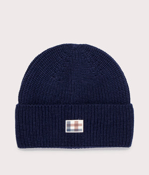 Active Label Beanie Navy Aquascutum EQVVS