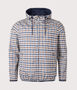 Sailor Check Reversible Jacket Navy Aquascutum EQVVS