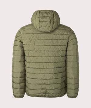 RLG Active Hooded 100 GR Jacket in Army Green by Aquascutum. EQVVS Shot.