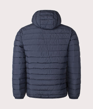 RLG Active Hooded 100 GR Jacket in Navy by Aquascutum. EQVVS Shot. 