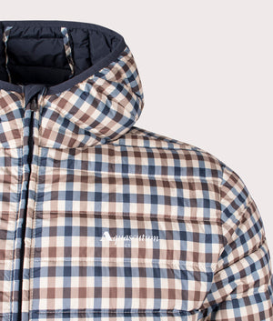 RLG Active Hooded 100 GR Jacket in Club Check by Aquascutum. EQVVS Shot.