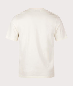 Aquascutum Insert Piping T-Shirt in Old White and Club Check. Back shot at EQVVS.