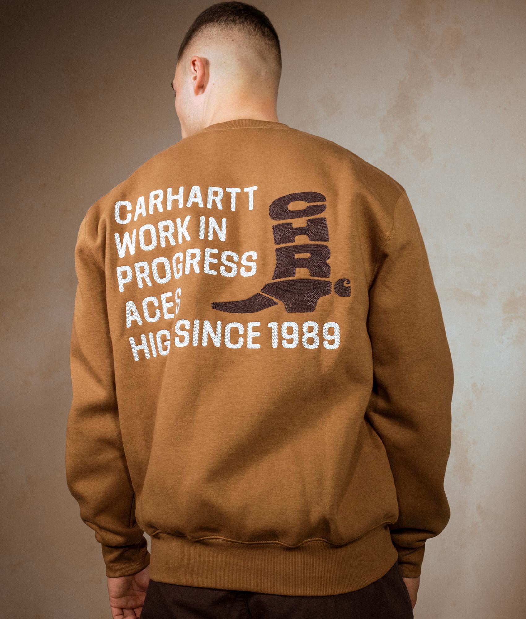 Boot Sweatshirt | Hamilton Brown/Tobacco | Carhartt WIP | EQVVS