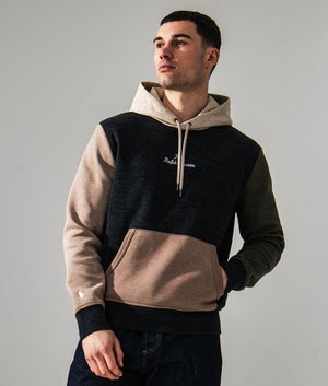 Logo Colour-Blocked Double Knit Hoodie, Ralph Lauren, eqvvs campaign photo