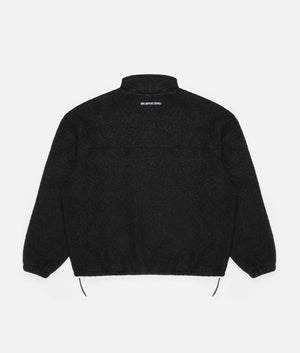 Oversized Fit Boucle Quarter Zip Sweatshirt