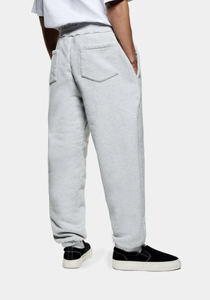 MKI Miyuki Zoku Superweight Joggers in Grey, shot at EQVVS. Reverse shot. 