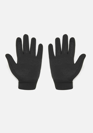 MKI MIYUKI ZOKU Tech Gloves in Black at EQVVS Menswear. Reverse Shot.