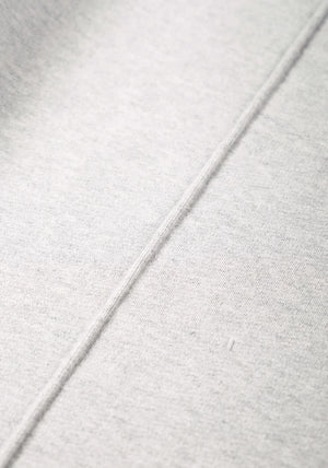 Superweight Wide Leg Joggers in Grey by MKI Miyuki Zoku at EQVVS. Detail Shot 