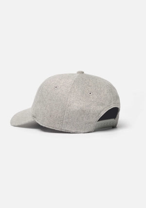 MKI MIYUKI ZOKU V2 Mohair Ball Cap in Grey at EQVVS Menswear Back angle shot